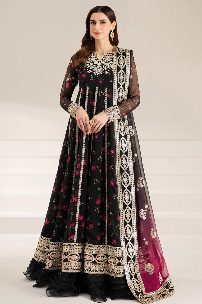 Lawn collection 2026 Farasha MOST DEMANDING EDITION 03PCS UNSTITCHED SUIT FABRIC