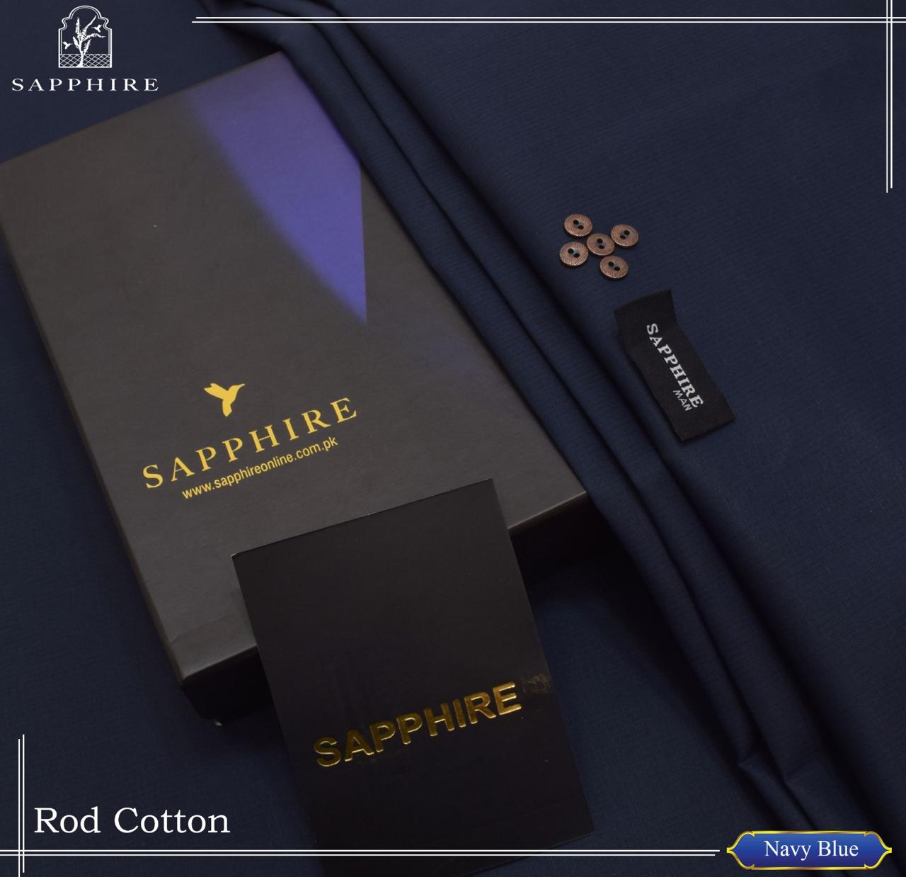 SAPPHIRE"  Introduce Design Cotton   "ROD COTTON"  ROD COTTON Made For Summer Cool Evening... A Premium Unstitched Summer Cotton Article Crafted With 100% Pure Super Fine Cotton Fabric, Designed For Smooth, Breathable And Elegant Feel...